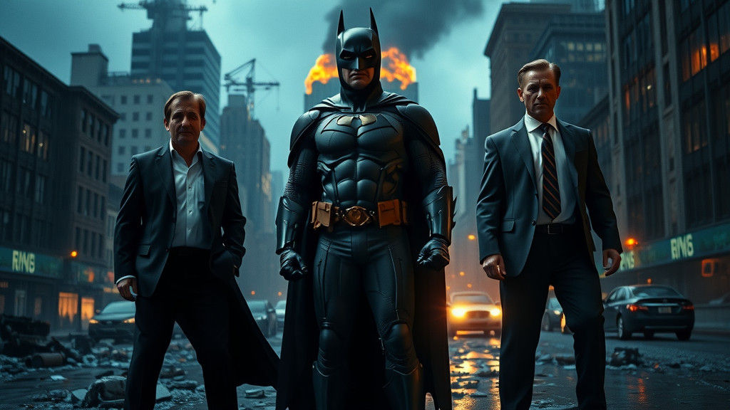 Batman, Gordon, and Dent Unite Against Gotham Chaos