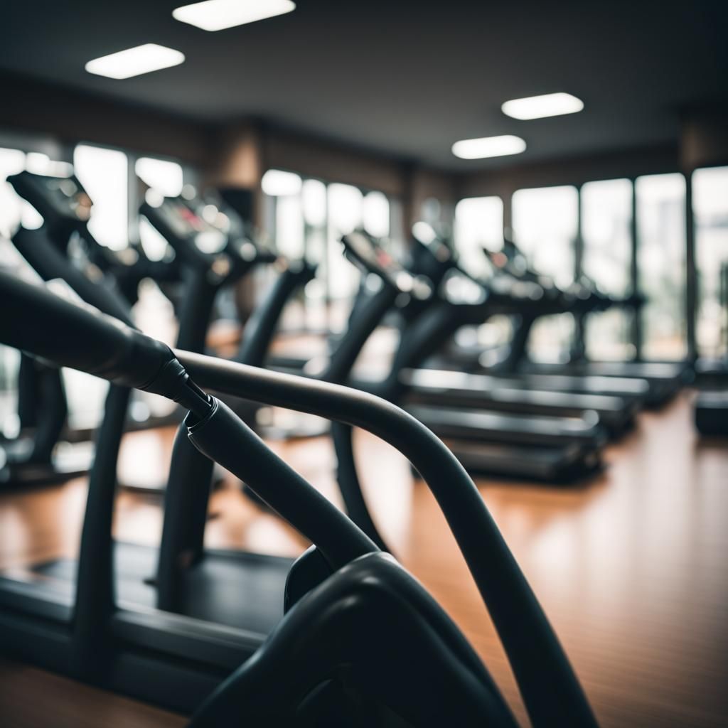 Gym Interior in Sharp Focus