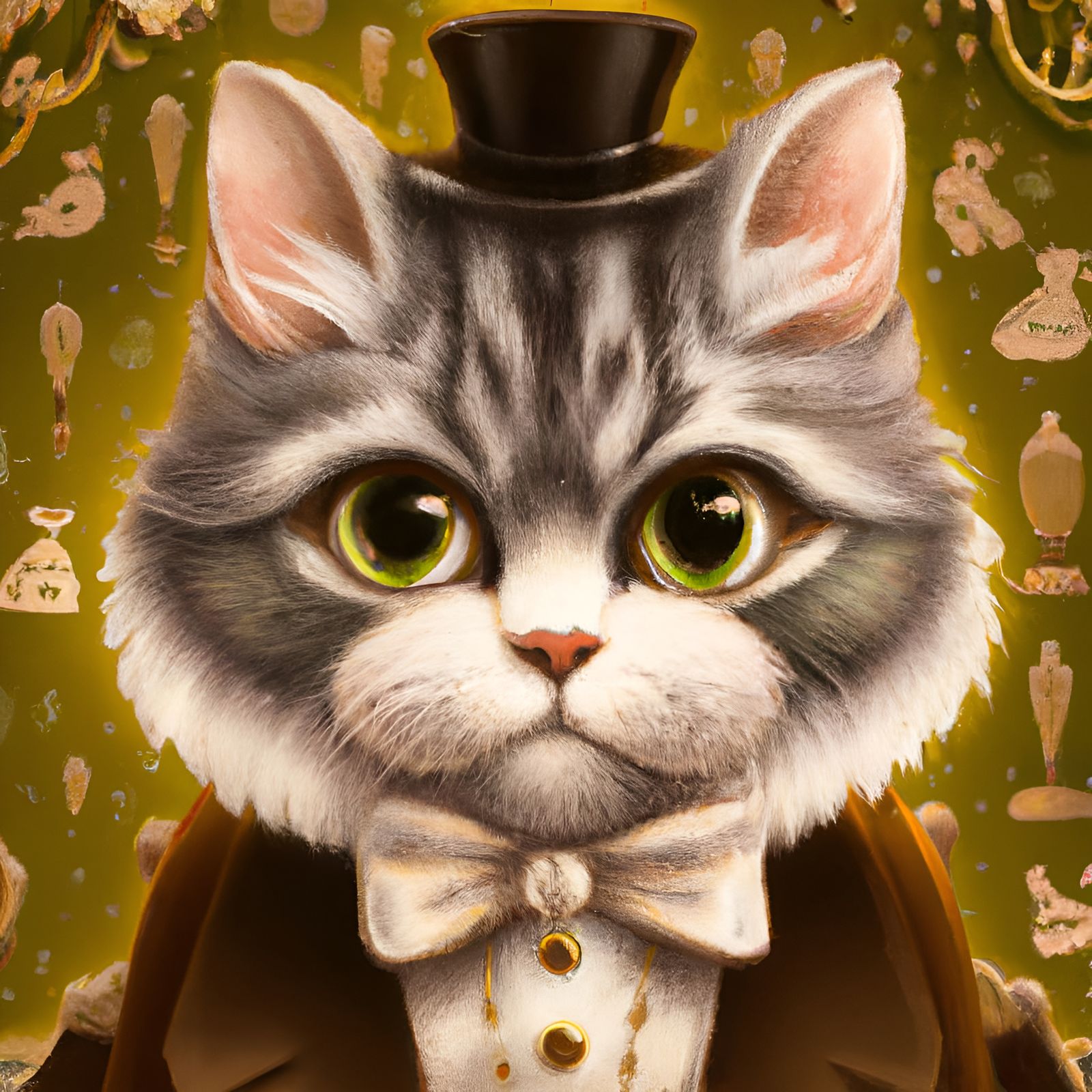 A Dapper Victorian Puss