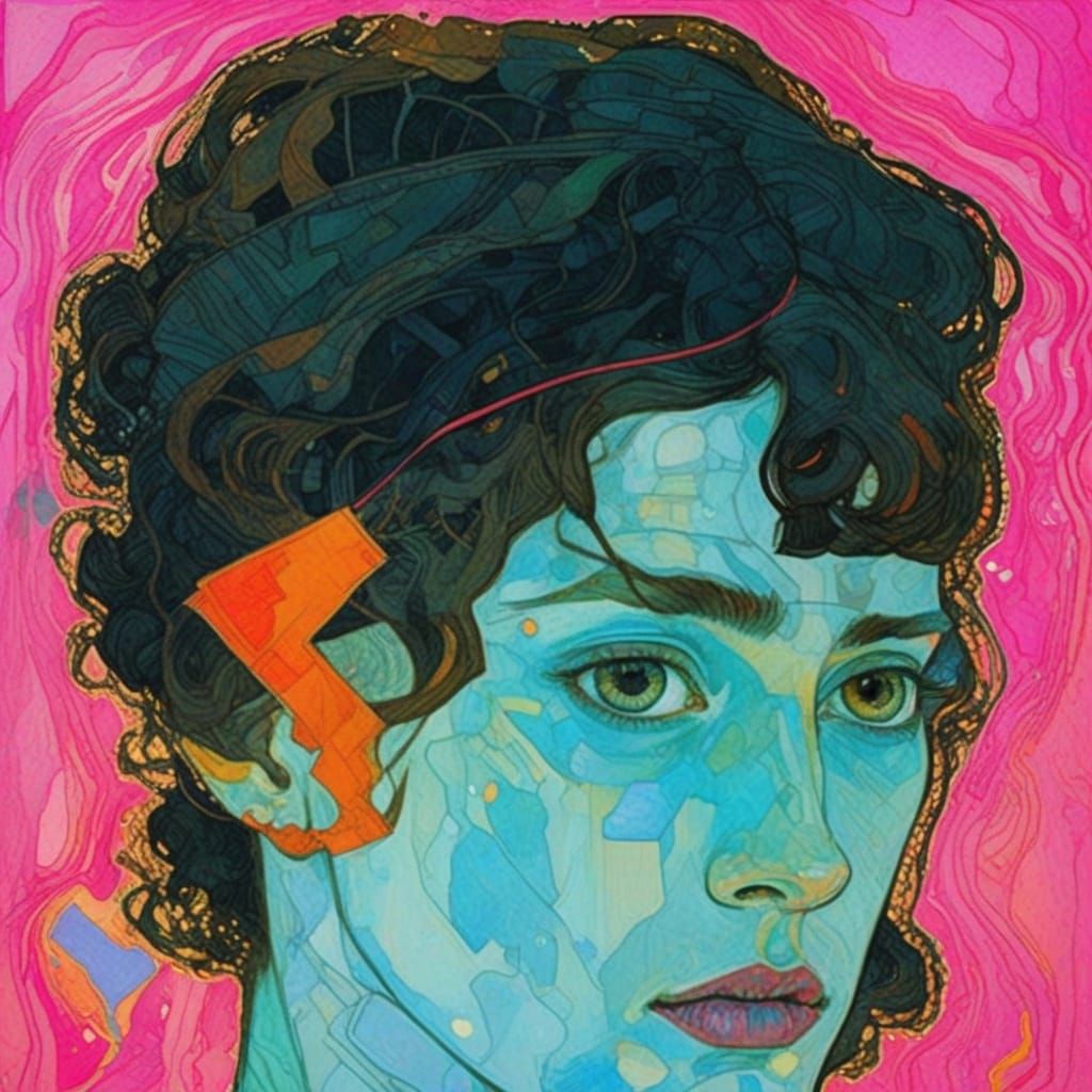 Egon Schiele, Waterhouse, Victo Ngai Inspired Art