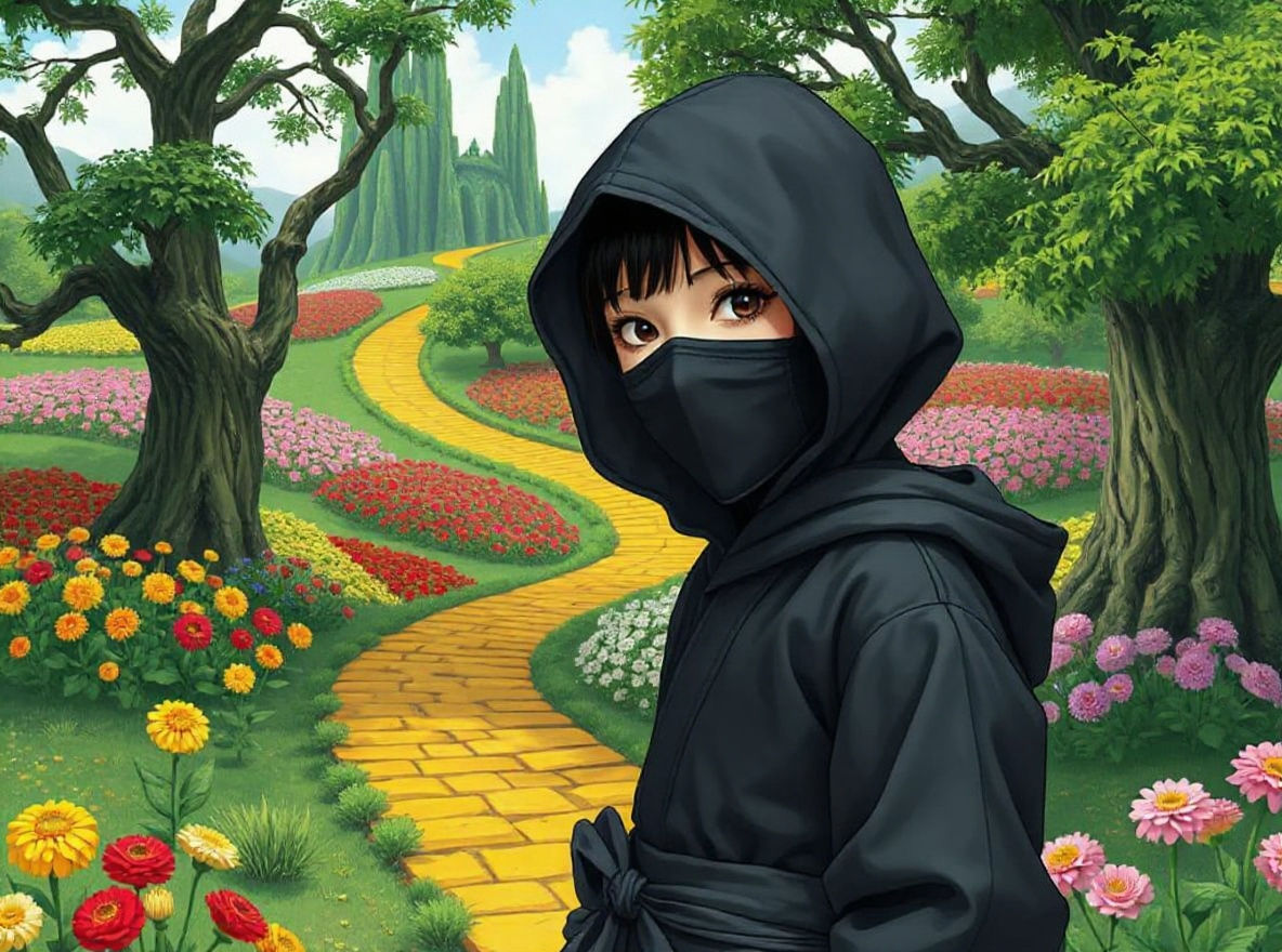 Ninja in Oz: A Photorealistic Fairy Tale