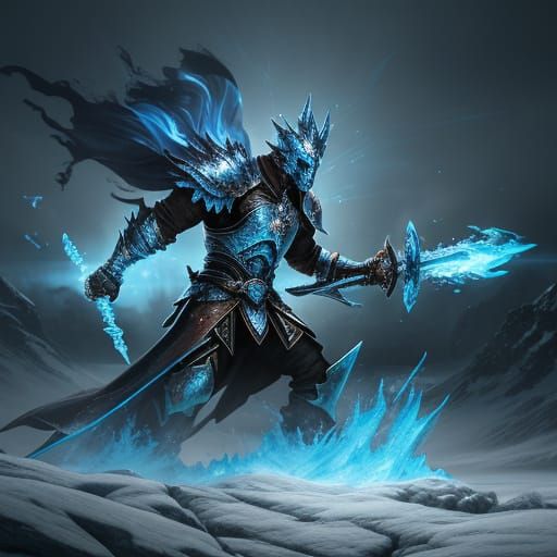 Swords of Elemental Fury in Hyper-Realistic Close-Up