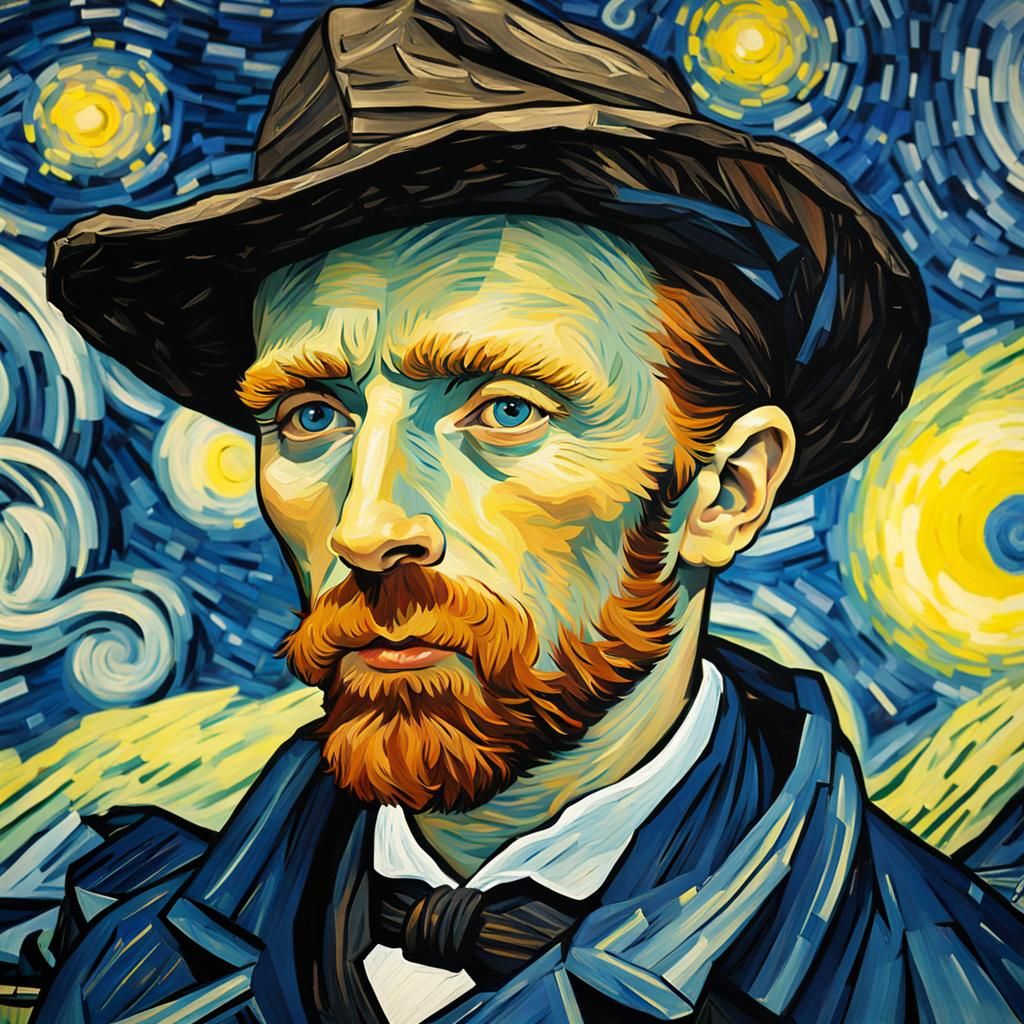 Starry Night Reimagined as Professional Photography