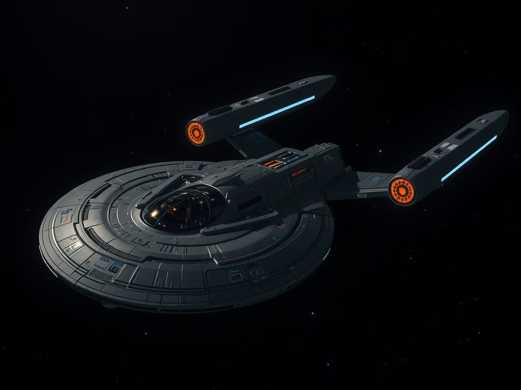 Interstellar Spacecraft Glides Through Cosmic Void