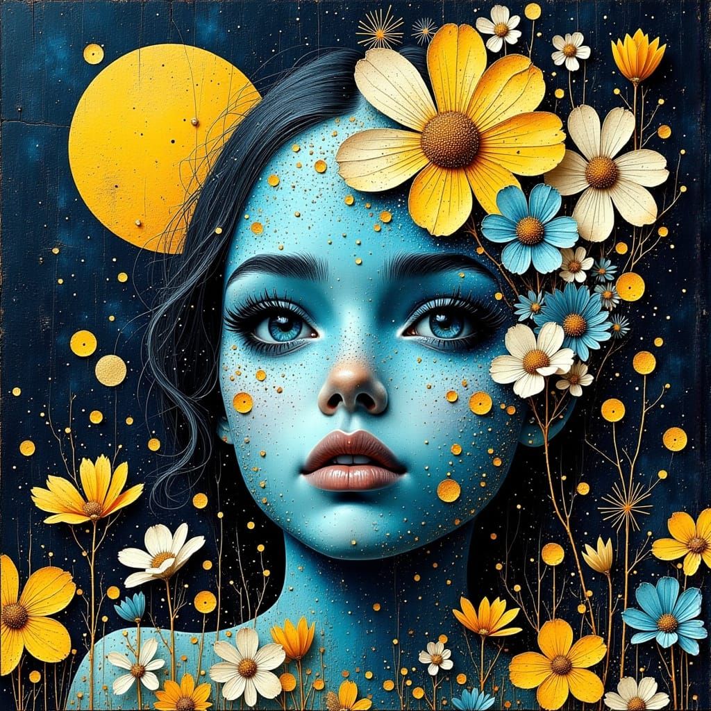 <lora:Abstract Reality:1.0> <lora:divineOil:1.0> Ein wunderl...