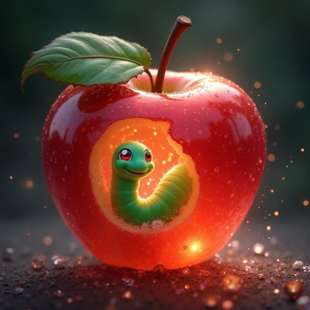 What's worse than finding a worm in your apple, finding half of one.....III