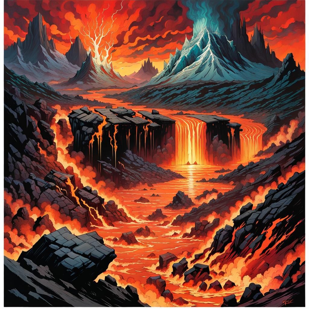 Apocalyptic Earthquake Storm and Lava Cataclysm