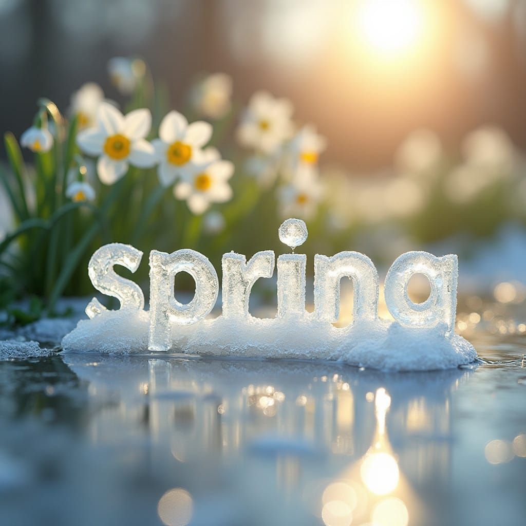 Winter's Gentle Dissolution into Spring