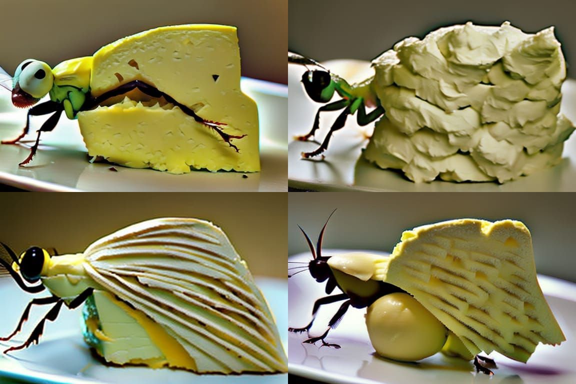 Various insect-dairy hybrids