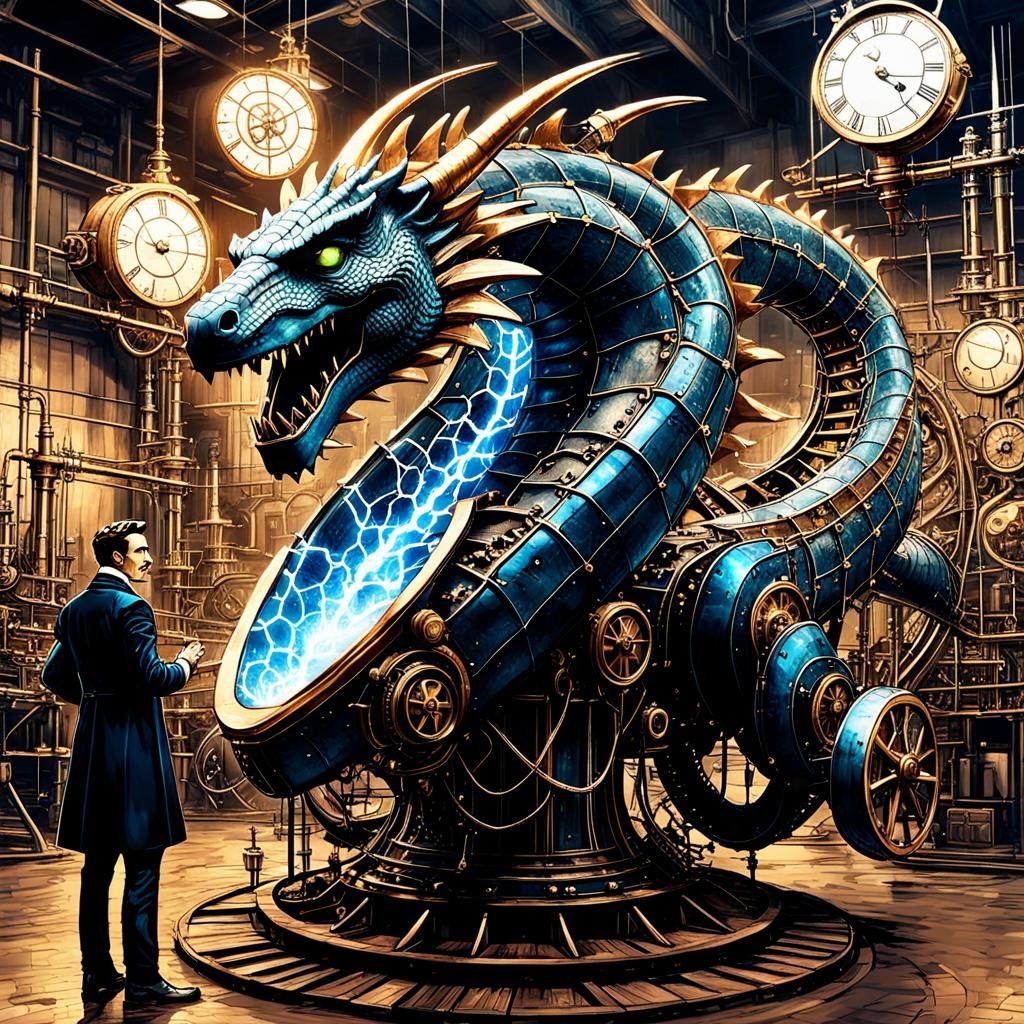 Nikola Tesla and the Electric Dragon