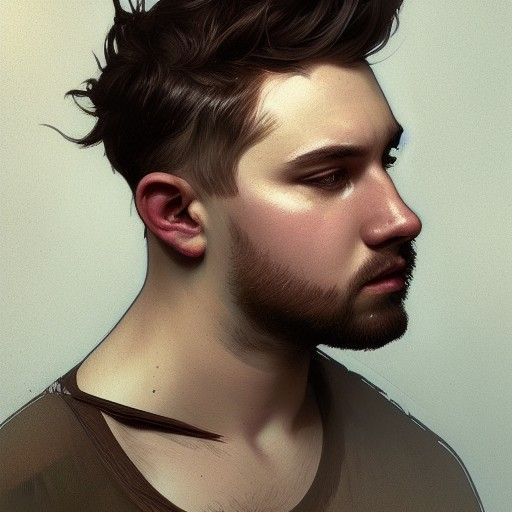 Detailed Portrait of an Irish Boy