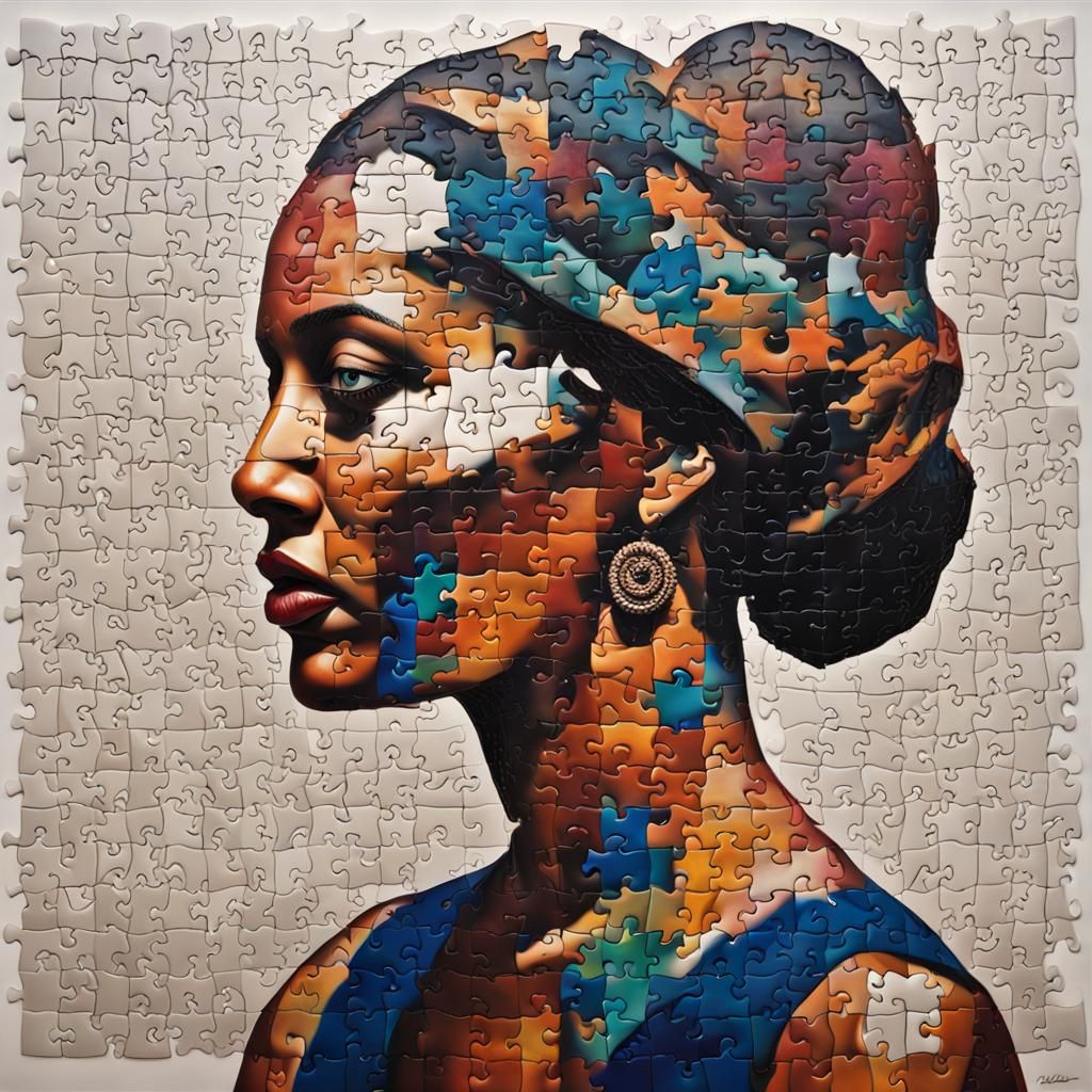 puzzle portrait