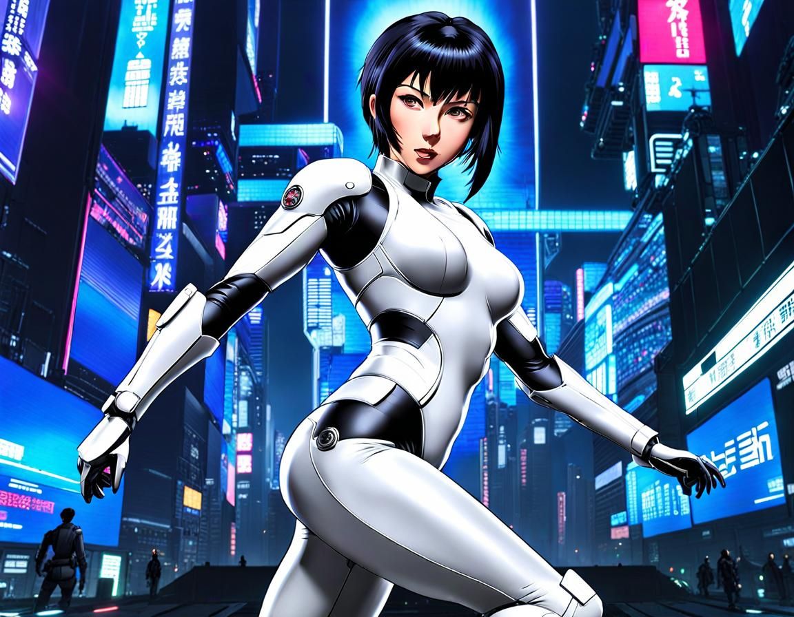 Major Motoko Kusinagi from "Ghost in the Shell"