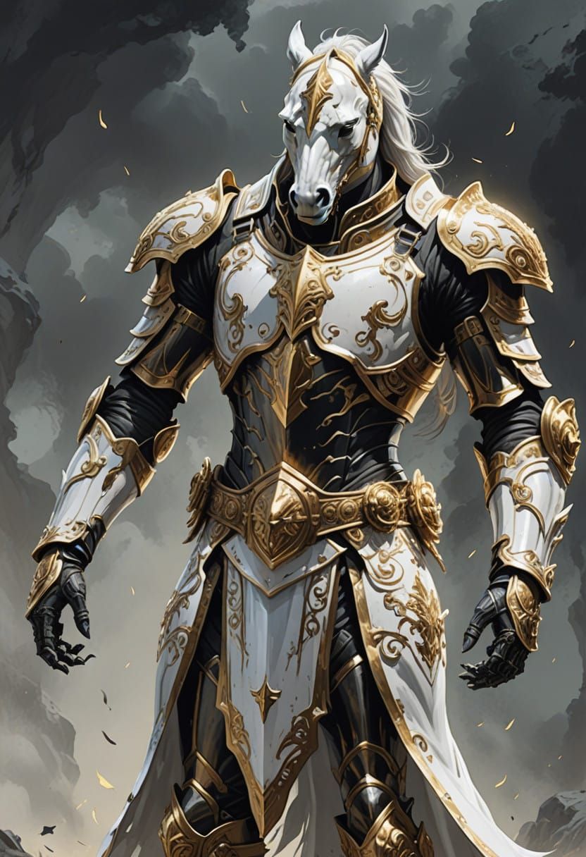 Knight of Redemption on Golden Steed