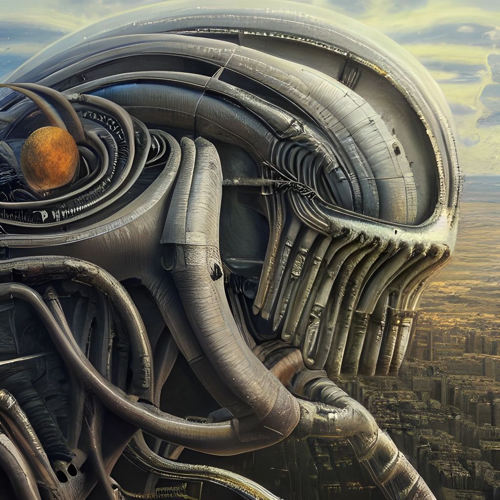 Birth of Earth: A Giger-esque Vision