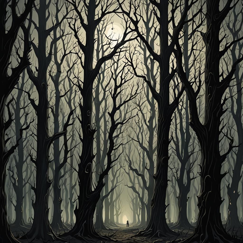 Dark Forest with a Glimmer of Light