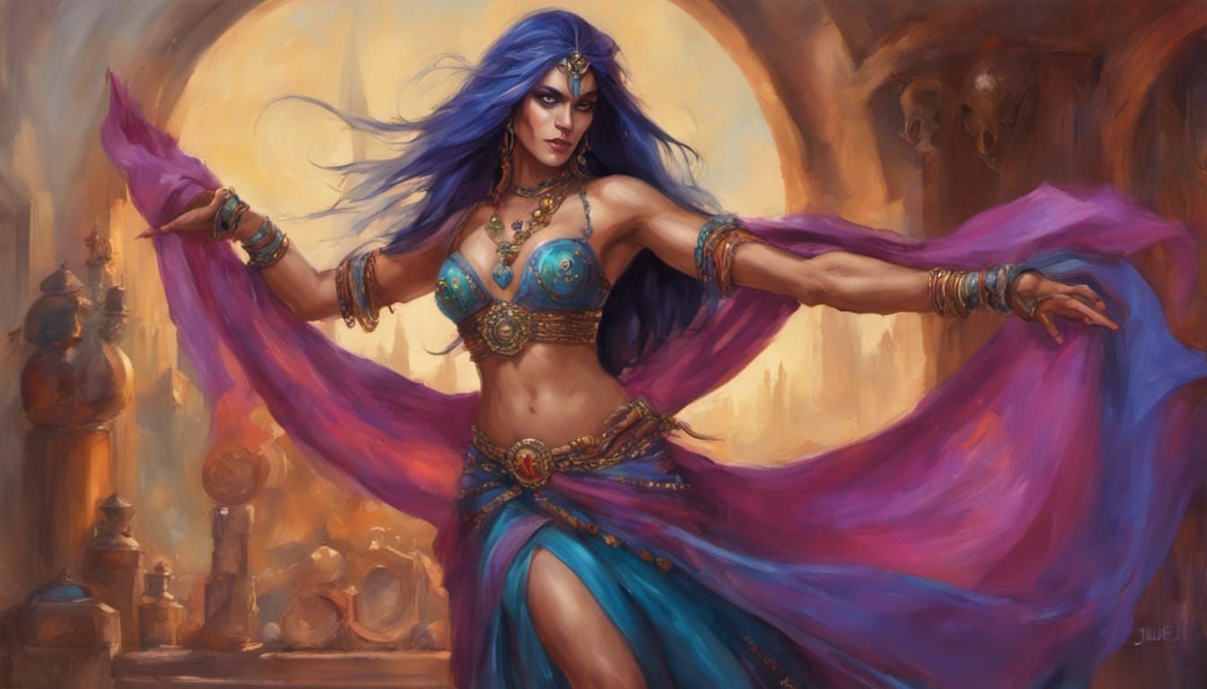 World of Warcraft Belly Dancer in Goldshire