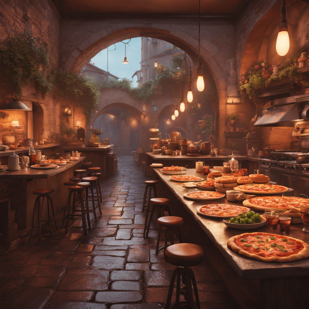 Warmth of Italian Heritage in a Cyberpunk Fantasy