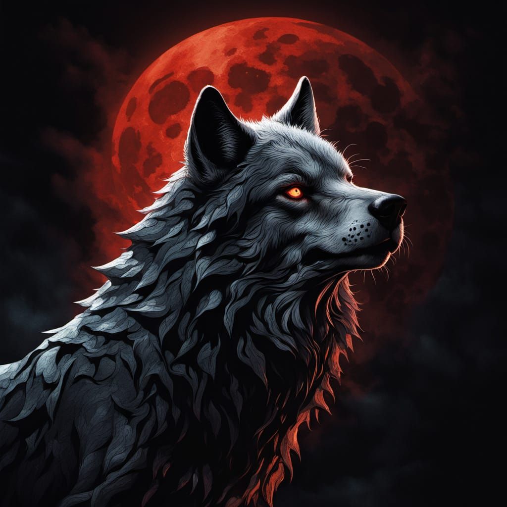 Leather Wolf Bays at Crimson Moon