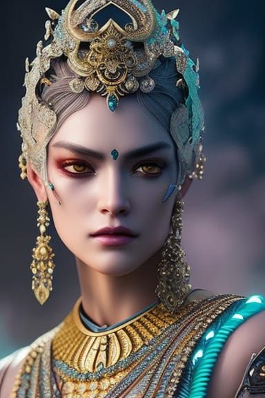 Fierce Matrix Assassin in Filigree Jewel Armor