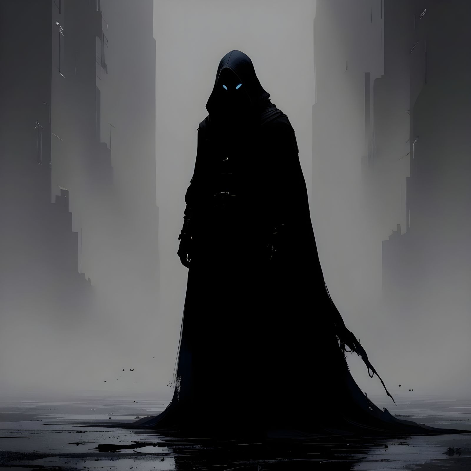 Abstract Black Image