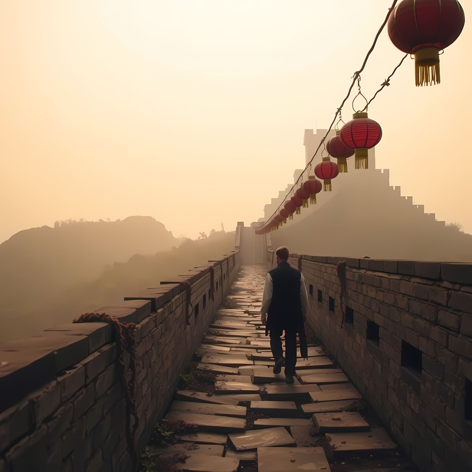 The Great Wall, a testament to time's relentless march