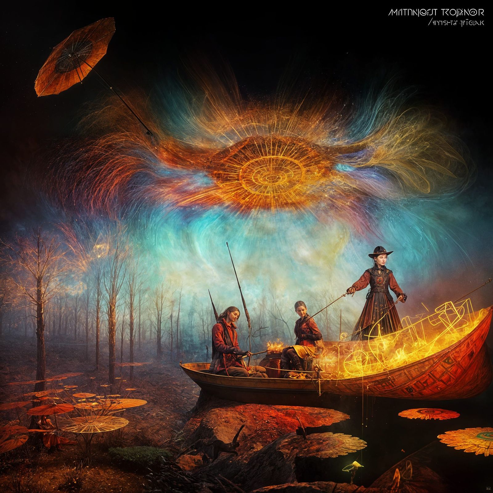 Magical Biological Form with Ethereal Dreamy Prism