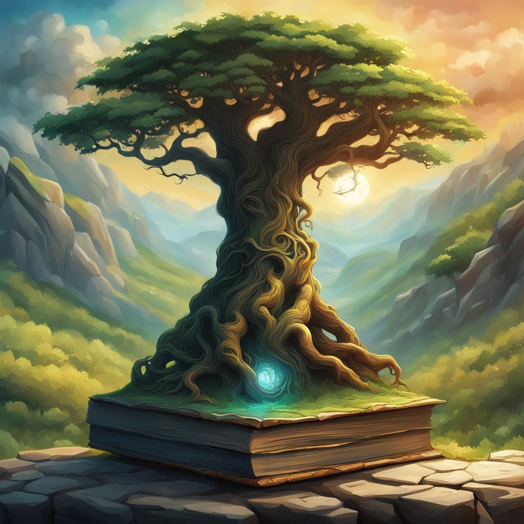 Celtic Tree Book: Fantasy Concept Art