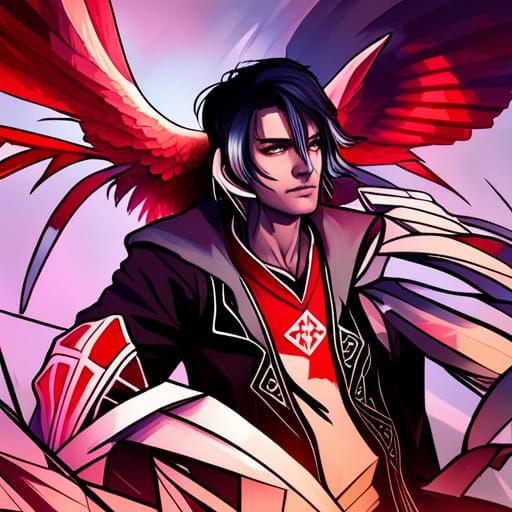 Detailed Tengu Portrait in Trending Digital Art Style