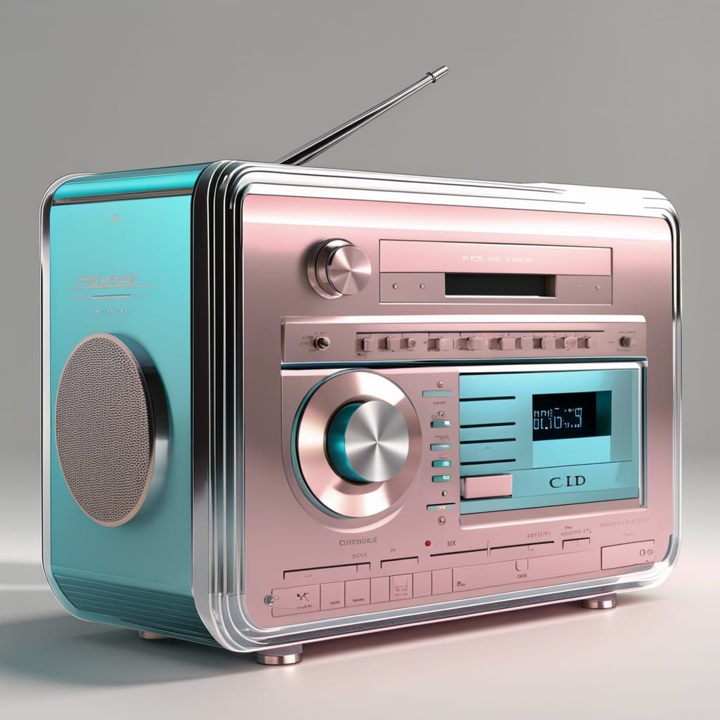 Aesthetic CD Player: Minimalist Design
