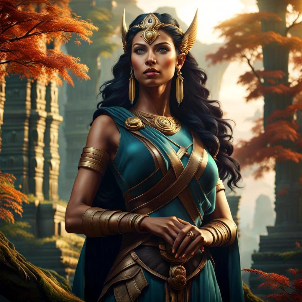 Warrior from strange lands