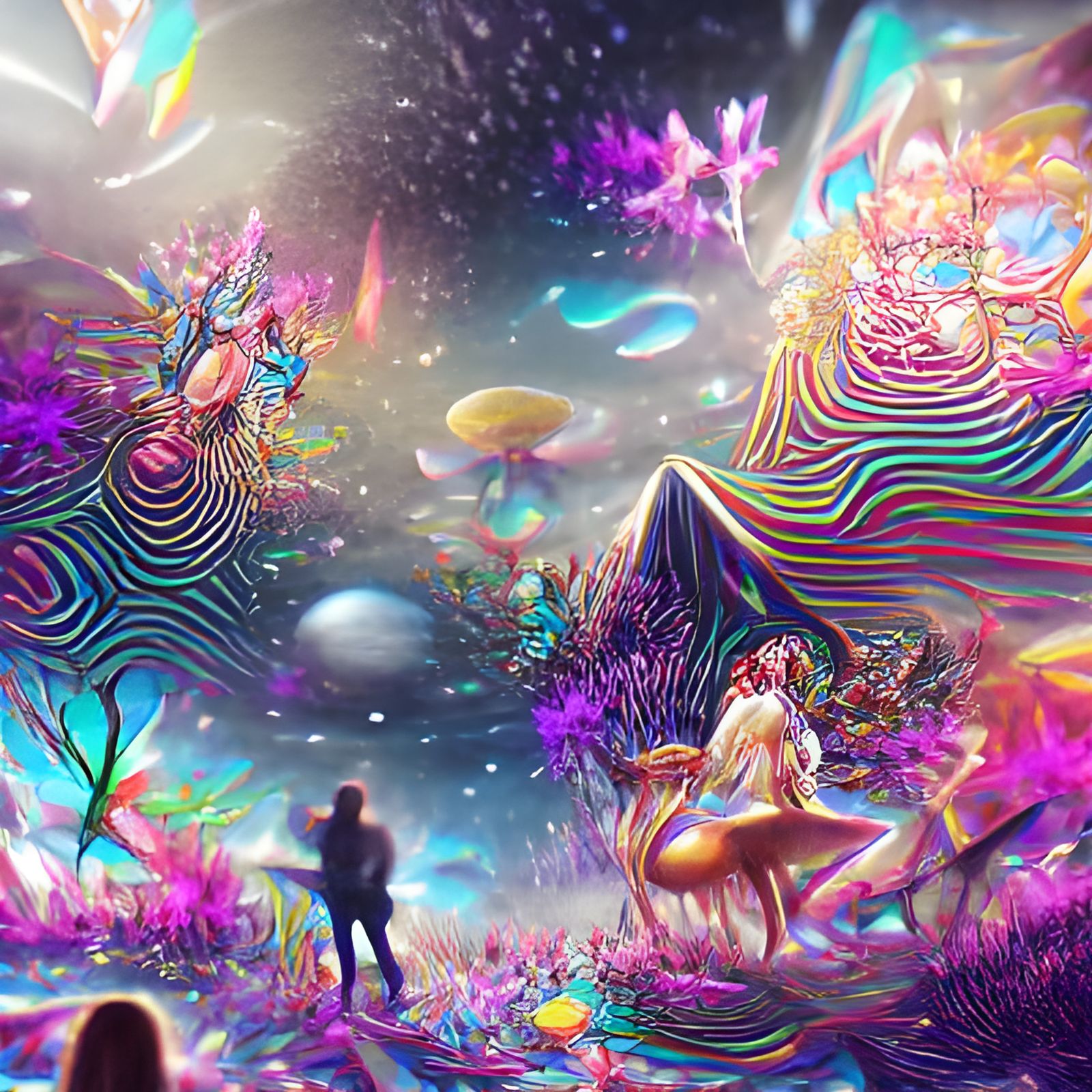 Psychedelic Wonderland by Pablo Amaringo, 8K