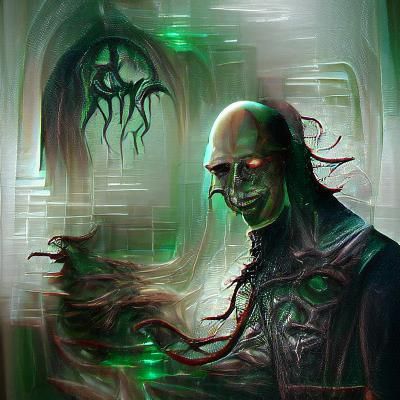 Sinister Vecna Portrait in Dark Fantasy Style