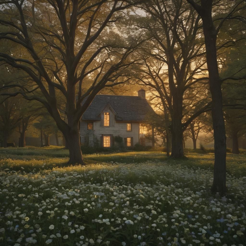 House from 1600's on farm