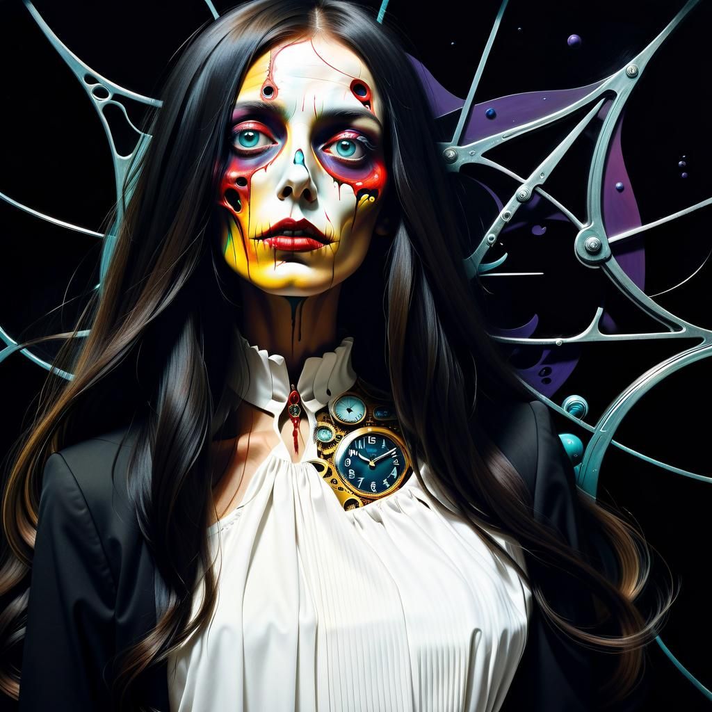 Surreal Image Exploring Fluidity and Perception of Time