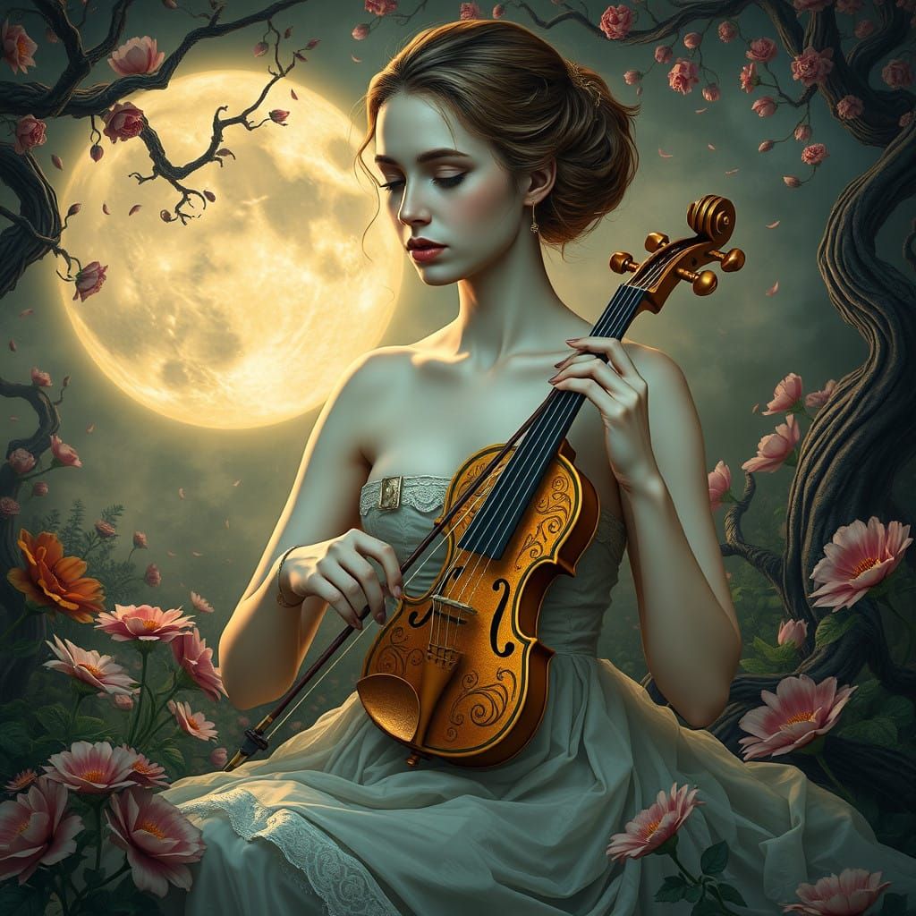 A Woman's Heart is a Melancholic Melody in a Whimsical Garde...