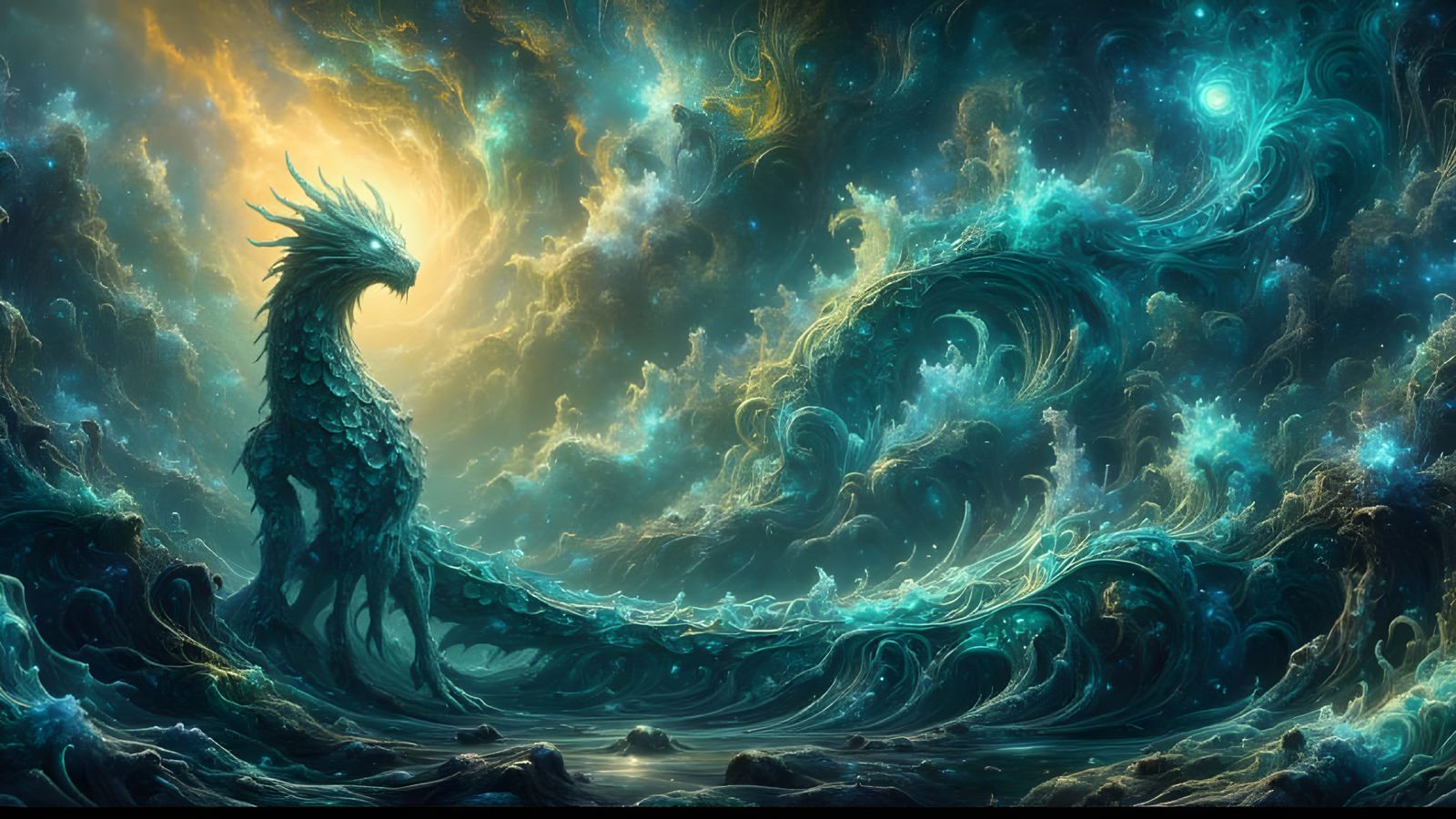 Majestic Dragon Illustration