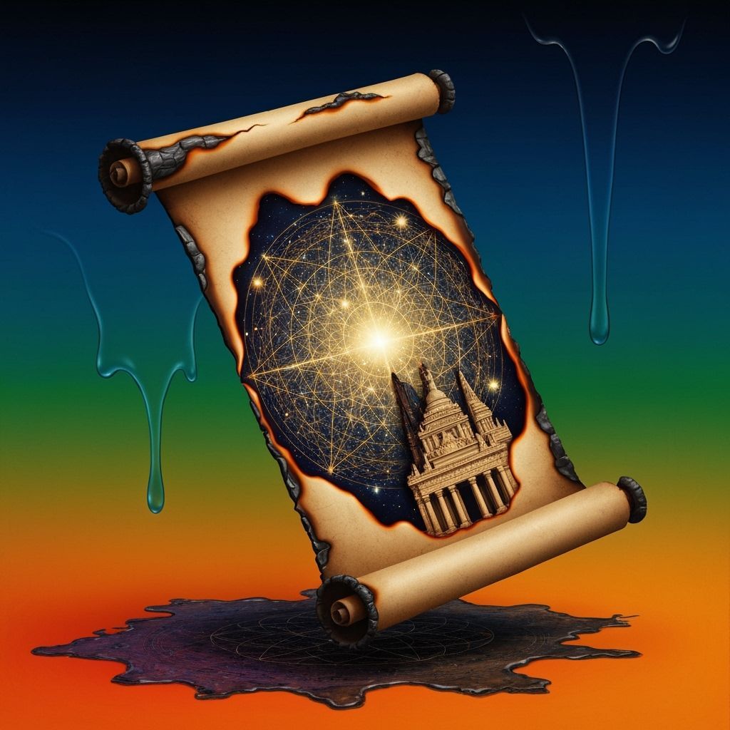 Celestial Geometry Unveiled in Charred Scroll