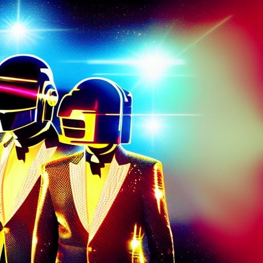 Daft Punk and Michael Jackson in Space