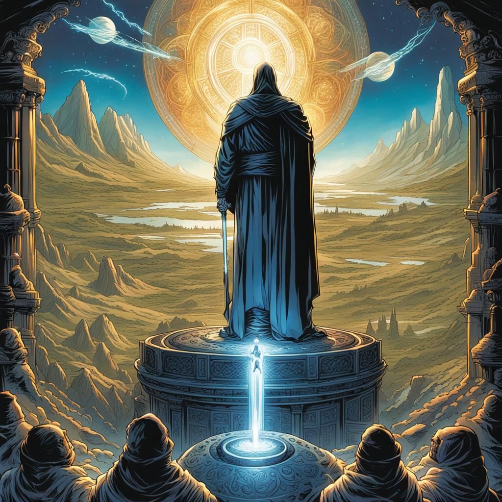 Quest for Divine Awakening: Comic Book Art