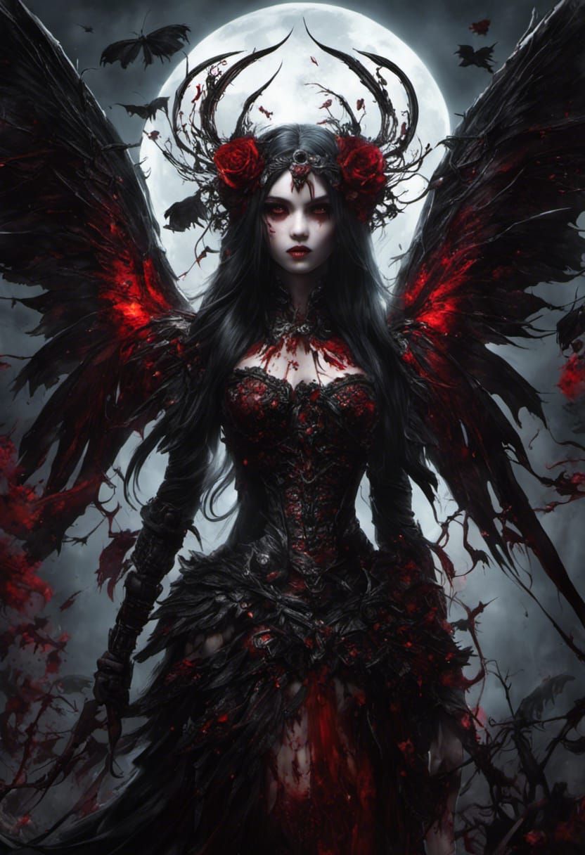 Zombie Fairy Master of Blood in Epic Armor