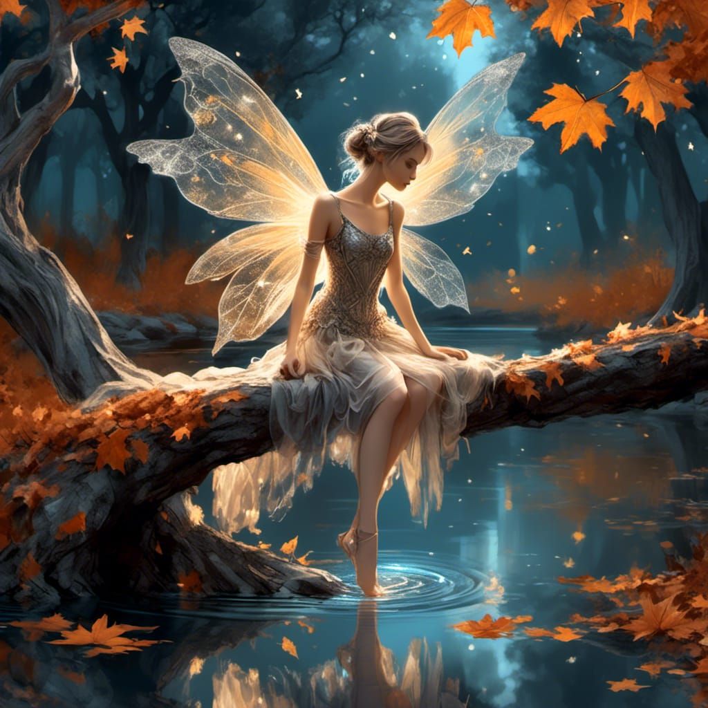 <lora:SketchWorx:1.0>A fairy for all seasons: Enchanted Autumn 9