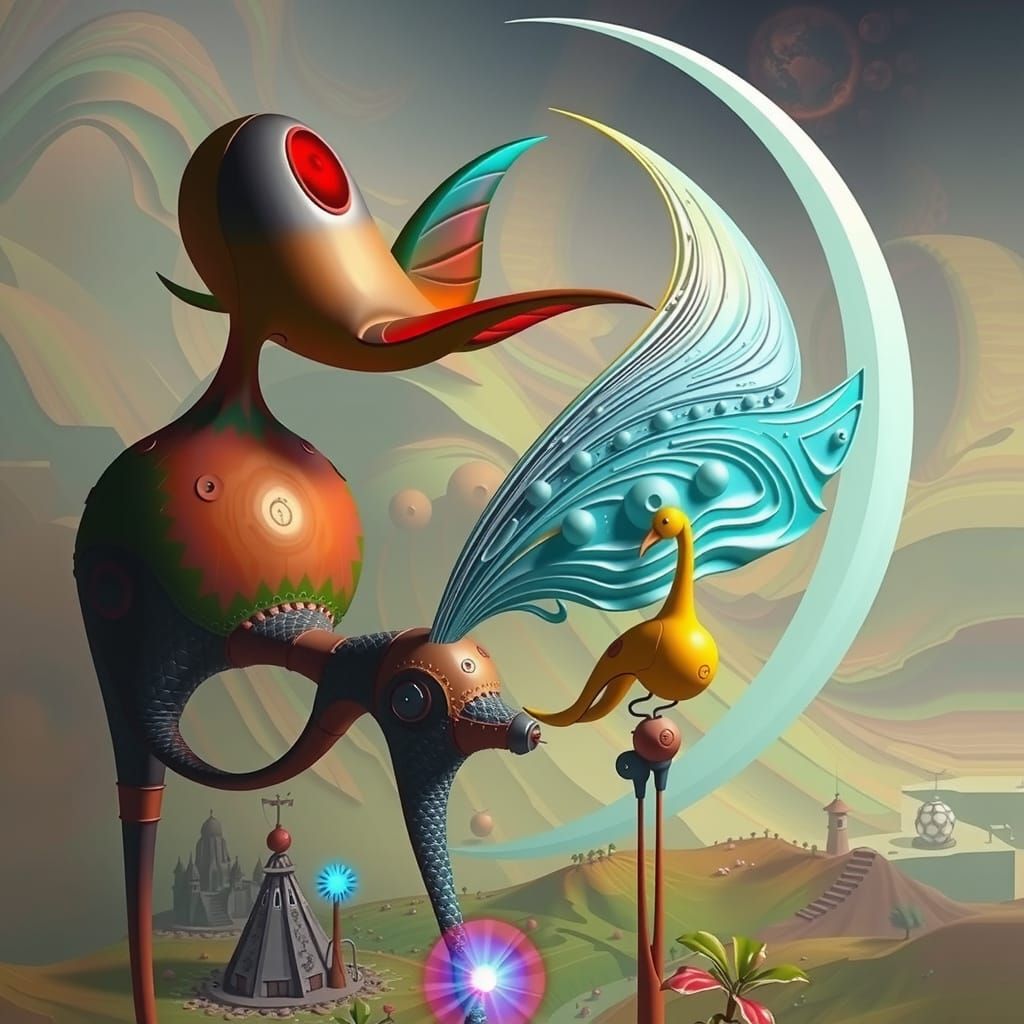 3D above view beautiful solarpunk aetherpunk idyllic utopian world with vast lush undulating landscape filled with thous...