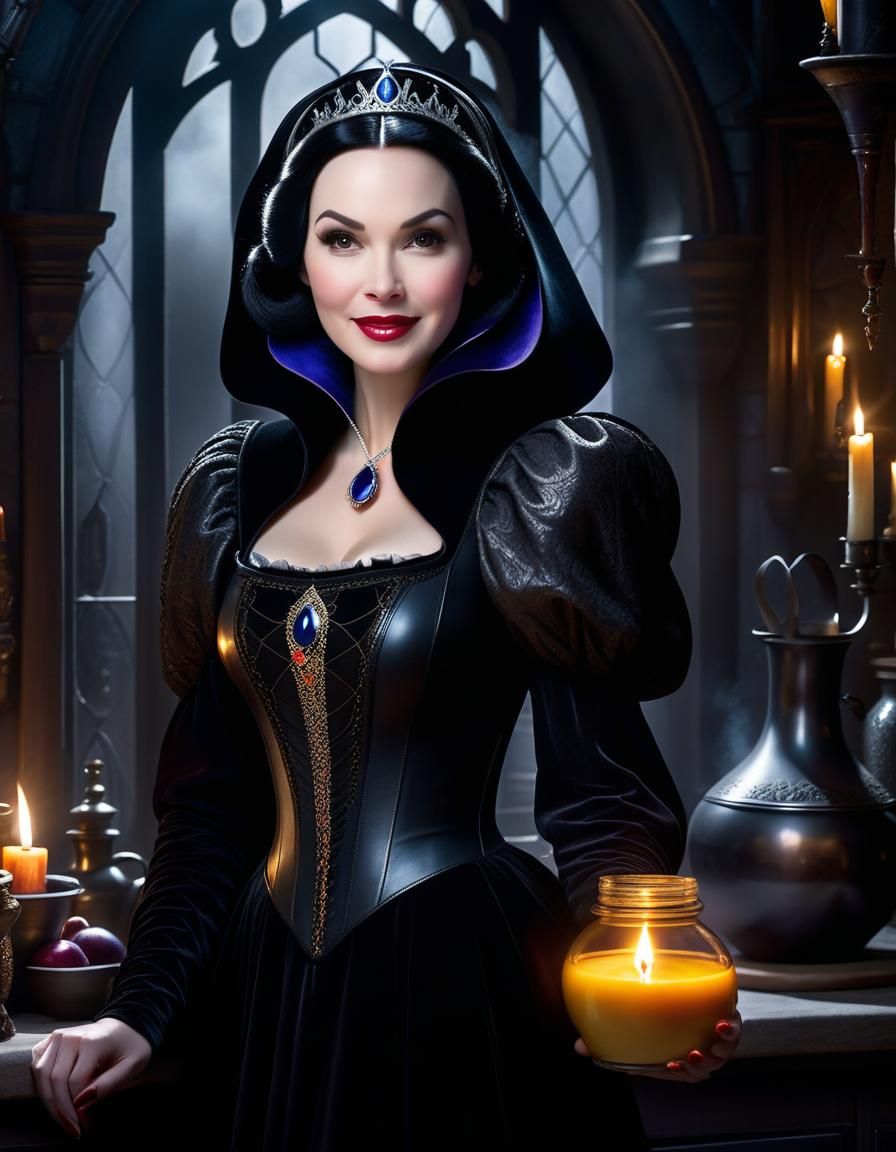 Evil Snow White's Dark Magic Potion