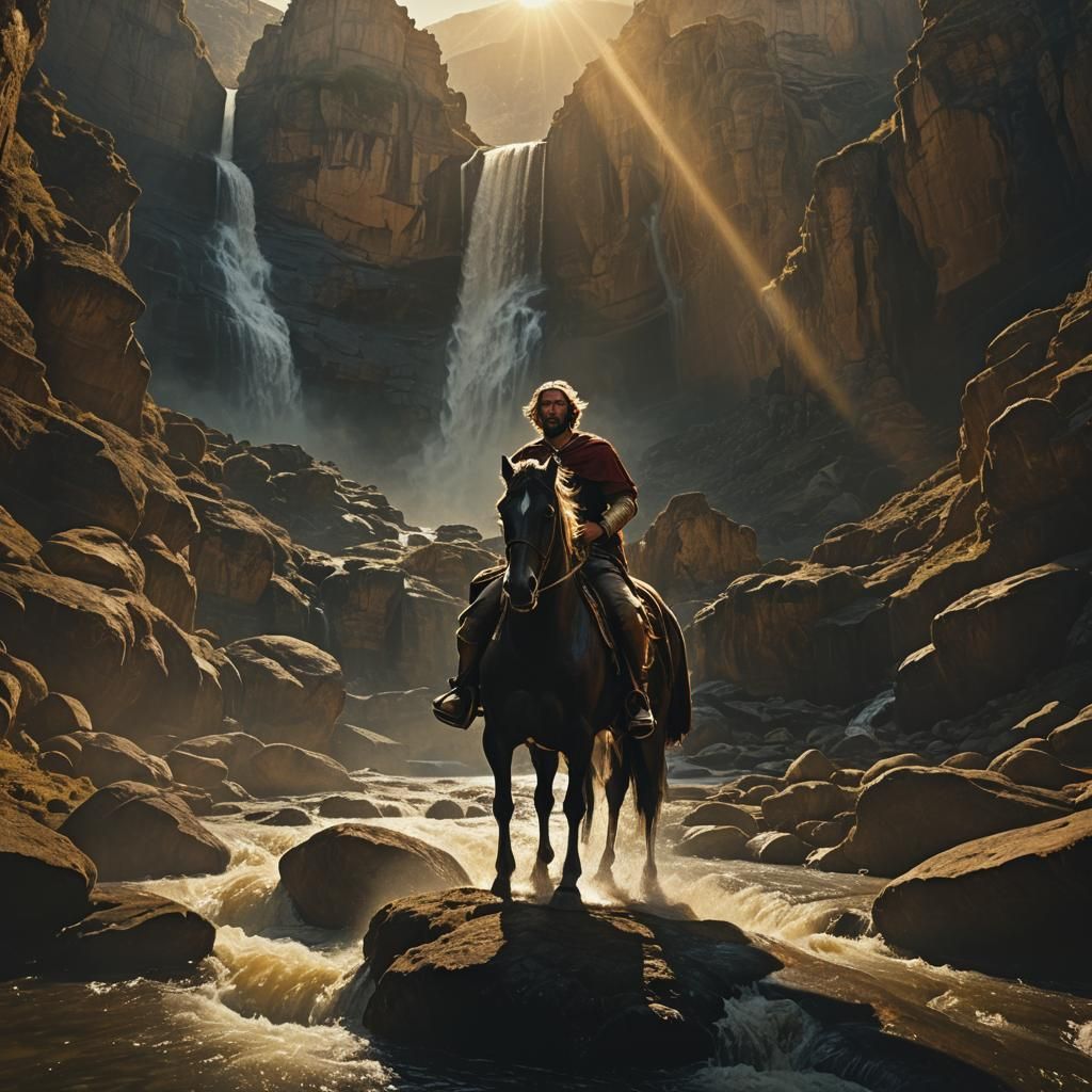 Saint Paul's Conversion in Baroque Style