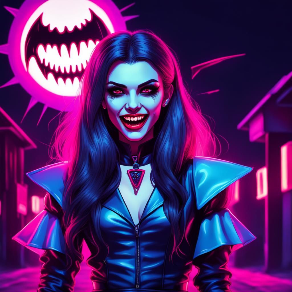 Fangwoman - a play on vampire and batman
