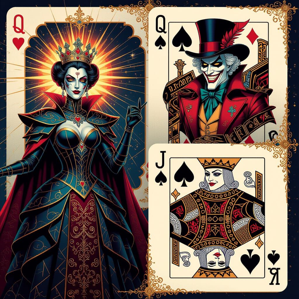 Futuristic Royal Court in Surreal Fantasy Art