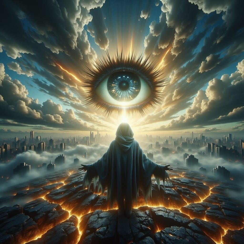 Ominous Hyper-Realistic Fantasy Landscape