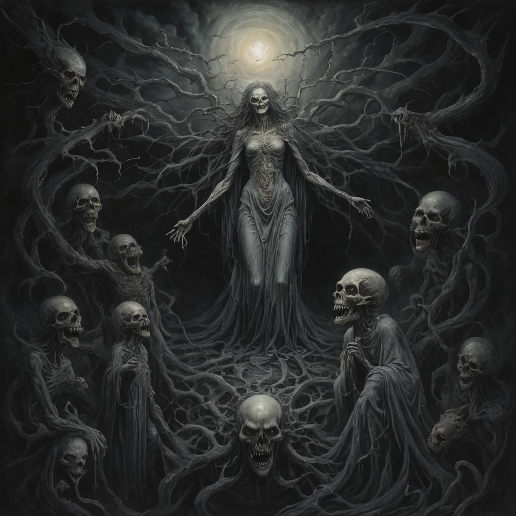 Nightmarish Surreal Entity of Astral Horror