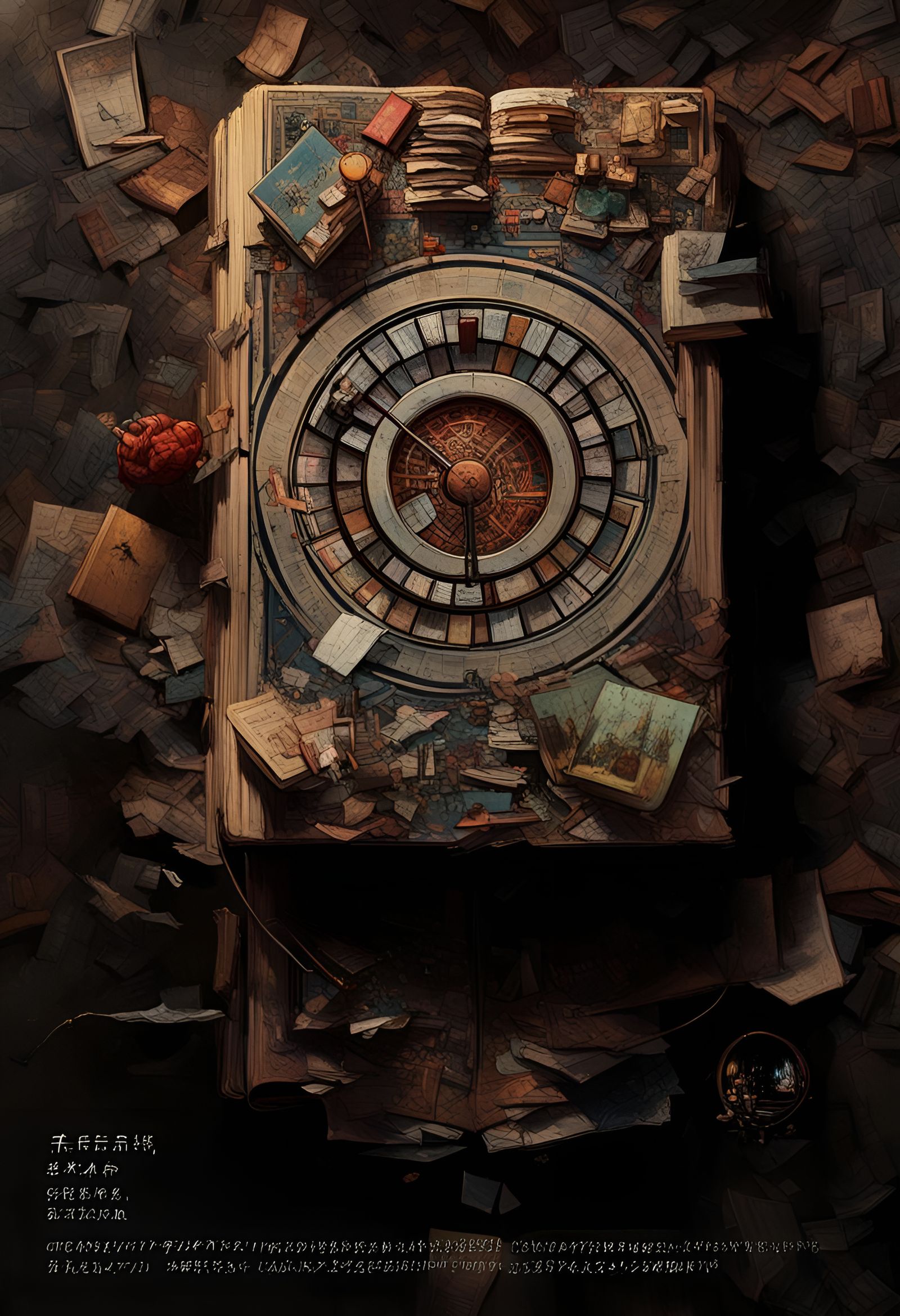 Fantasy World Emerges from Open Book